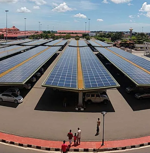 Rooftop solar installation — Krishna Sales × Vinsun Power